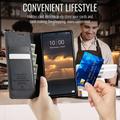 Xiaomi 17 Caseme 033 Lommebok-etui med kalvestruktur og RFID-blokkering - Svart