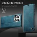 Xiaomi 17 Caseme 033 Lommebok-etui med kalvestruktur og RFID-blokkering - Grønn