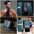 Xiaomi 17 Caseme 033 Lommebok-etui med kalvestruktur og RFID-blokkering - Grønn