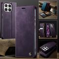 Xiaomi 17 Caseme 033 Lommebok-etui med kalvestruktur og RFID-blokkering - Lilla
