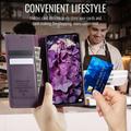 Xiaomi 17 Caseme 033 Lommebok-etui med kalvestruktur og RFID-blokkering - Lilla