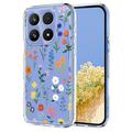 Xiaomi 17 TPU-deksel med blomstermønster