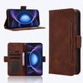 Xiaomi 17 Max Kortholder Lommebokveske - brun