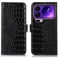 Xiaomi 17 Pro Crocodile Series Lommebok-deksel i Lær med RFID