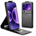 Xiaomi 17 Pro vertikalt flip-etui med stativ