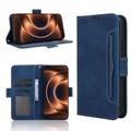 Xiaomi 17 Ultra Kortholder Lommebokveske - blå
