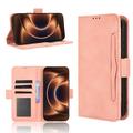 Xiaomi 17 Ultra Kortholder Lommebokveske - Rosa