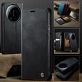 Xiaomi 17 Ultra Caseme 033 Lommebok-etui med kalvestruktur og RFID-blokkering - Svart