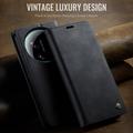 Xiaomi 17 Ultra Caseme 033 Lommebok-etui med kalvestruktur og RFID-blokkering - Svart