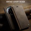 Xiaomi 17 Ultra Caseme 033 Lommebok-etui med kalvestruktur og RFID-blokkering - Kaffe