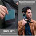 Xiaomi 17 Ultra Caseme 033 Lommebok-etui med kalvestruktur og RFID-blokkering - Grønn
