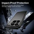 Xiaomi 17T Børstet TPU-deksel - karbonfiber - svart