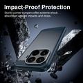 Xiaomi 17T Børstet TPU-deksel - karbonfiber - blå