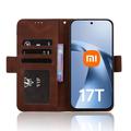 Xiaomi 17T Kortholder Lommebokveske - brun