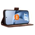 Xiaomi 17T Kortholder Lommebokveske - brun