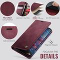 Xiaomi 17T Caseme 033 Lommebok-etui med kalvestruktur og RFID-blokkering - rød