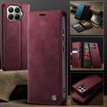 Xiaomi 17T Caseme 033 Lommebok-etui med kalvestruktur og RFID-blokkering - rød
