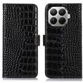 Xiaomi 17T Crocodile Series Lommebok-deksel i Lær med RFID