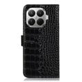 Xiaomi 17T Crocodile Series Lommebok-deksel i Lær med RFID