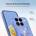 Xiaomi 17T TPU-deksel med blomstermønster