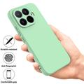Xiaomi 17T Flytende silikon-deksel med håndstropp - Grønn