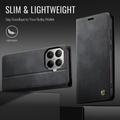 Xiaomi 17T Pro Caseme 033 Lommebok-etui med kalvestruktur og RFID-blokkering - Svart
