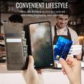 Xiaomi 17T Pro Caseme 033 Lommebok-etui med kalvestruktur og RFID-blokkering - Kaffe