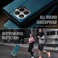 Xiaomi 17T Pro Caseme 033 Lommebok-etui med kalvestruktur og RFID-blokkering - Grønn