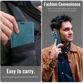 Xiaomi 17T Pro Caseme 033 Lommebok-etui med kalvestruktur og RFID-blokkering - Grønn