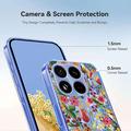 Xiaomi 17T Pro TPU-deksel med blomstermønster - Liljer