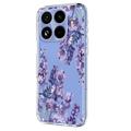 Xiaomi 17T Pro TPU-deksel med blomstermønster - Blåregn