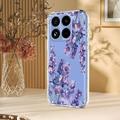 Xiaomi 17T Pro TPU-deksel med blomstermønster - Blåregn