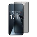 Xiaomi 17T Pro Privacy Full Cover Beskyttelsesglass - Svart Kant