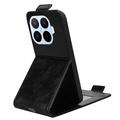 Xiaomi 17T Pro vertikalt flip-etui med stativ - svart