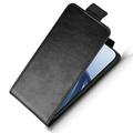 Xiaomi 17T Pro vertikalt flip-etui med stativ - svart