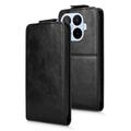 Xiaomi 17T Pro vertikalt flip-etui med stativ - svart
