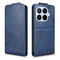 Xiaomi 17T Pro vertikalt flip-etui med stativ - mørkeblå