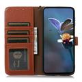 Xiaomi 17T Pro lommebokveske i lær med RFID - Brun