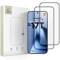Xiaomi 17T Tech-Protect Glass Fit+ Beskyttelsesglass - 2 stk. - Svart