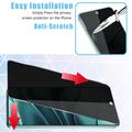 Xiaomi 18 Fold Privacy Full Cover Beskyttelsesglass - Svart Kant