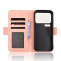 Xiaomi 18 Pro Kortholder Lommebokveske - Rosa