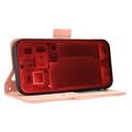 Xiaomi 18 Pro Max Kortholder Lommebokveske - Rosa