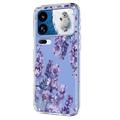 Xiaomi 18 Pro Max TPU-deksel med blomstermønster - Blåregn