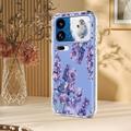Xiaomi 18 Pro Max TPU-deksel med blomstermønster - Blåregn
