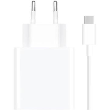 Xiaomi 33W USB-A reiselader med USB-C-kabel MDY-16-EF - Hvit