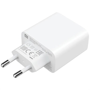 Xiaomi 33W USB-C/USB-A vegglader - hvit