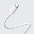 Xiaomi 3A Flettet USB-C / USB-C-kabel - 1m, 60W - Hvit