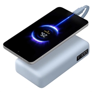 Xiaomi 67W Powerbank 20000mAh med integrert USB-C-kabel - Blå