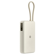 Xiaomi 67W Powerbank 20000mAh med integrert USB-C-kabel - Tan
