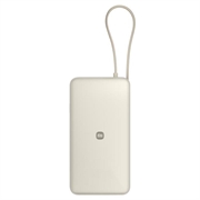 Xiaomi 67W Powerbank 20000mAh med integrert USB-C-kabel - Tan
